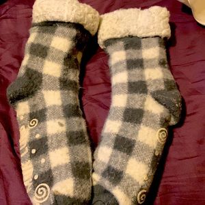 Warm knit socks